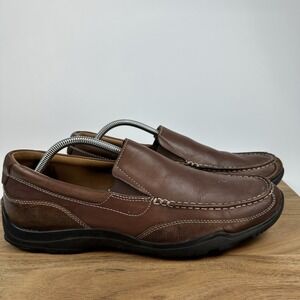 Mens Cole Haan Grand Os Venetian Brown Leather Driving Loafers Shoes Size 11.5 M
